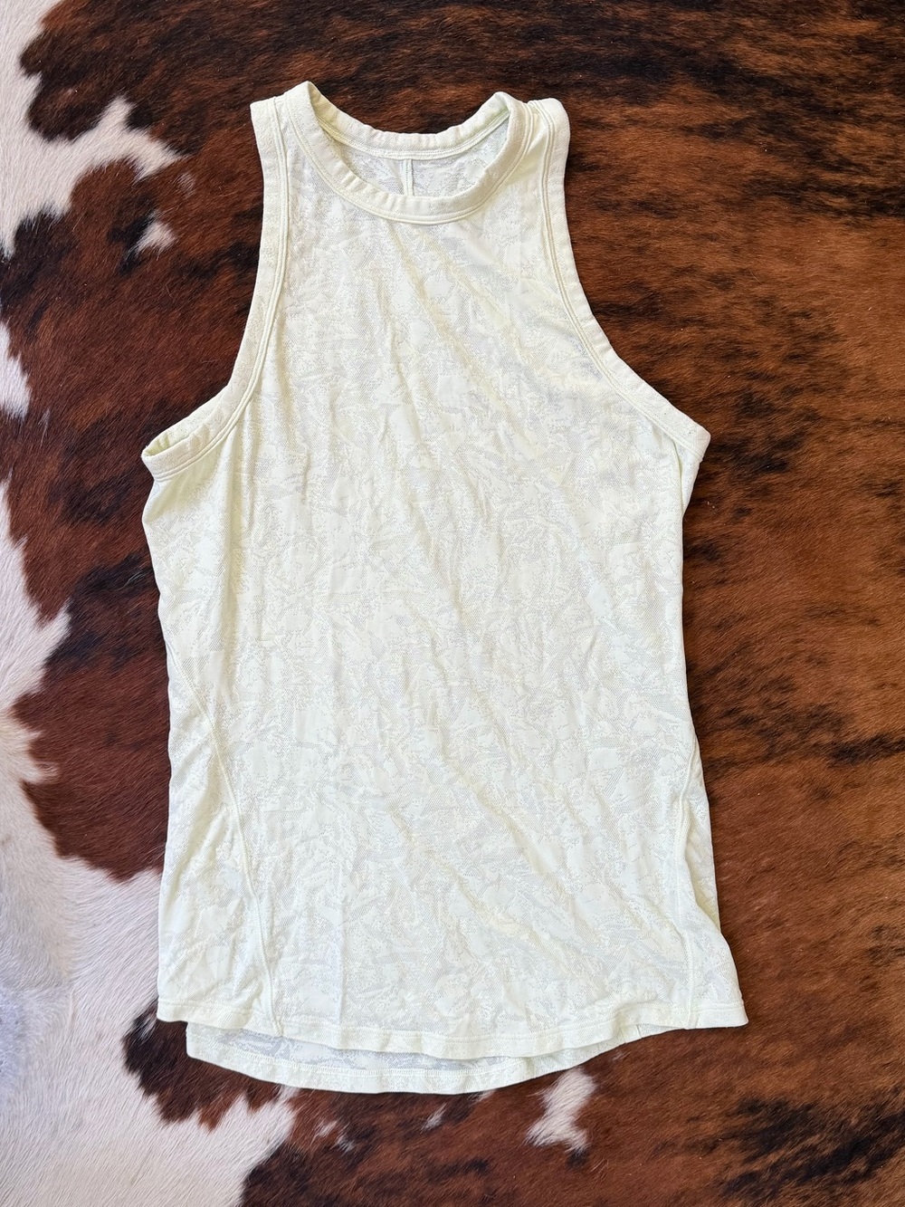 lululemon Align™ Hip-Length Racerback Tank Top in Light Green Sheer Floral